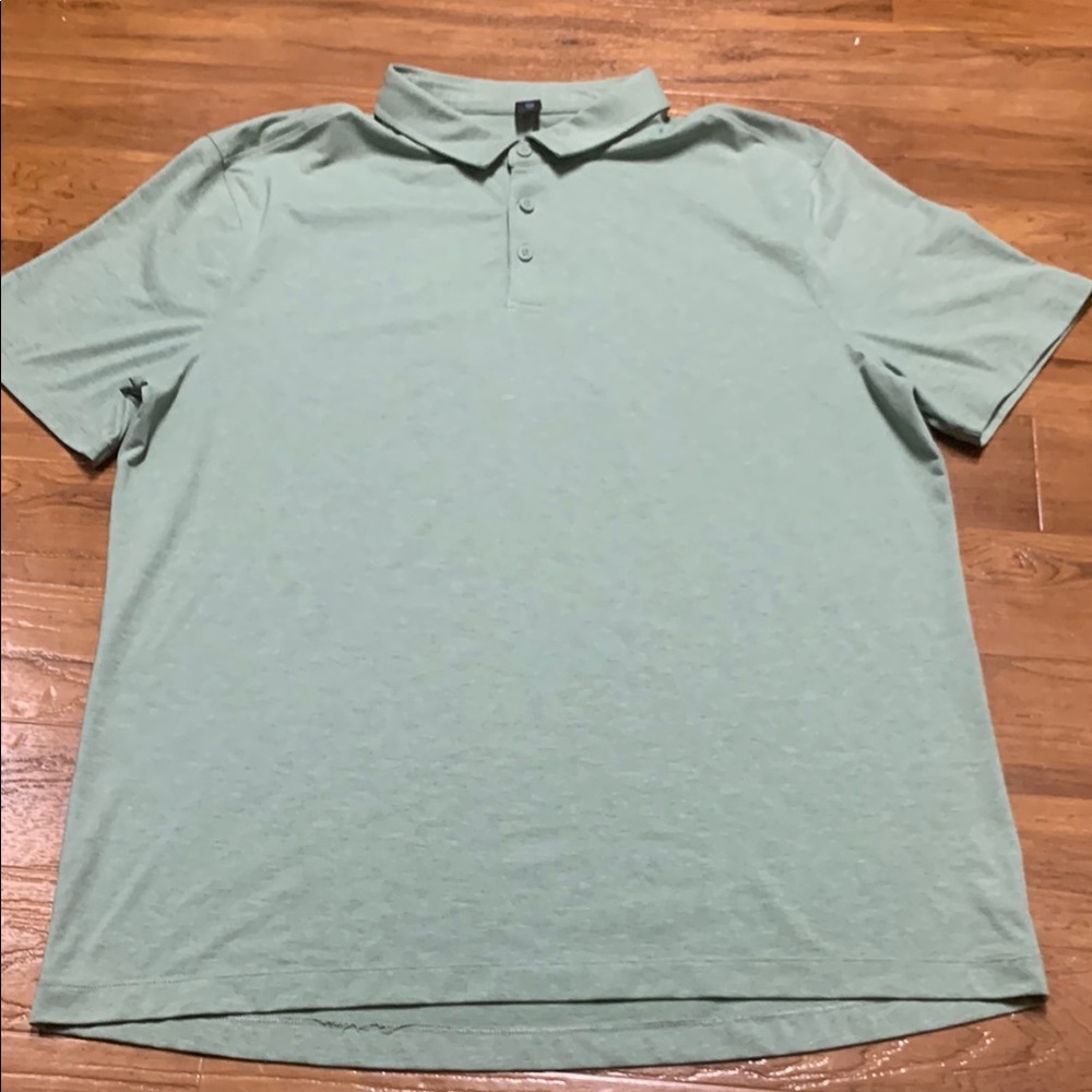 Lululemon Men's Lightweight Polo Shirt - Sage Green